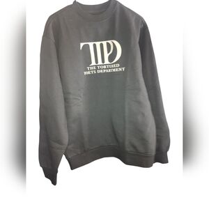 The Tortured Poets Department Black Crewneck Size Medium New